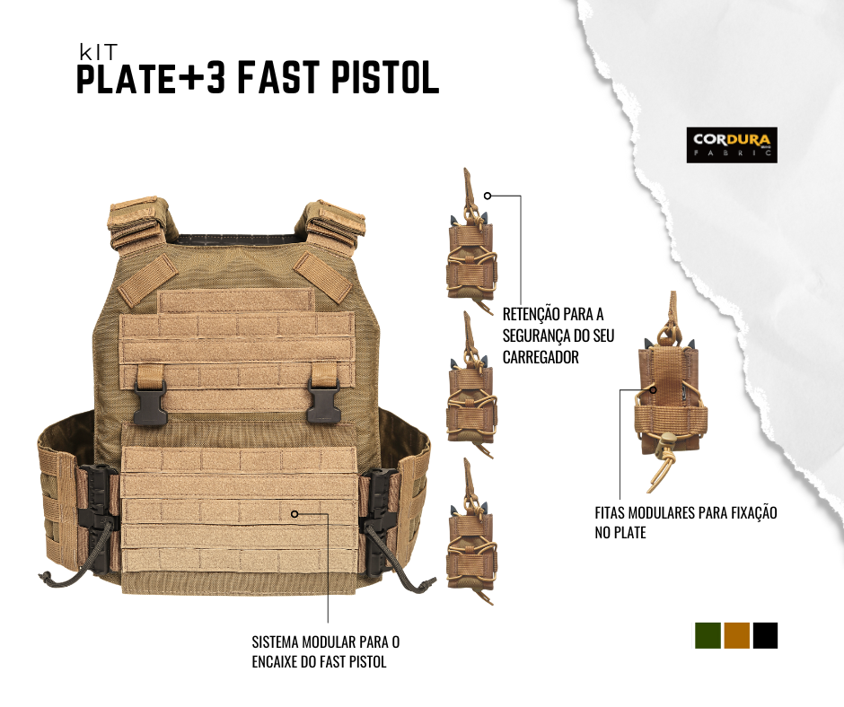 PLATE CARRIER+3 FAST PISTOL